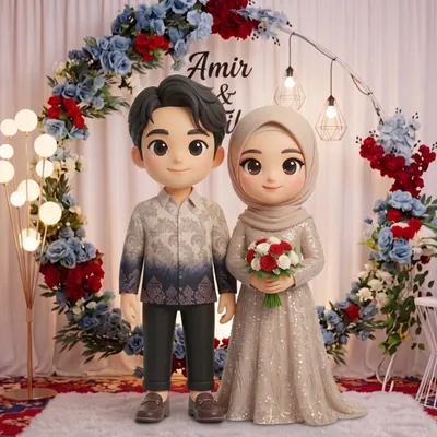 Amir & Fika Wedding Portrait